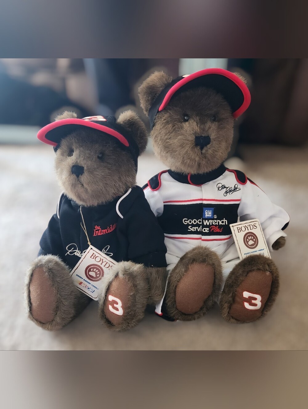 Boyd's Bears Dale Earnhardt Boyd's Racing Family Bears - Set of 2
